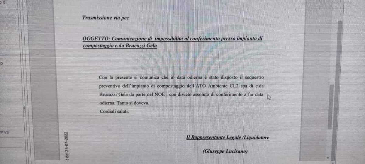 Sequestrato impianto di compostaggio a Brucazzi - 