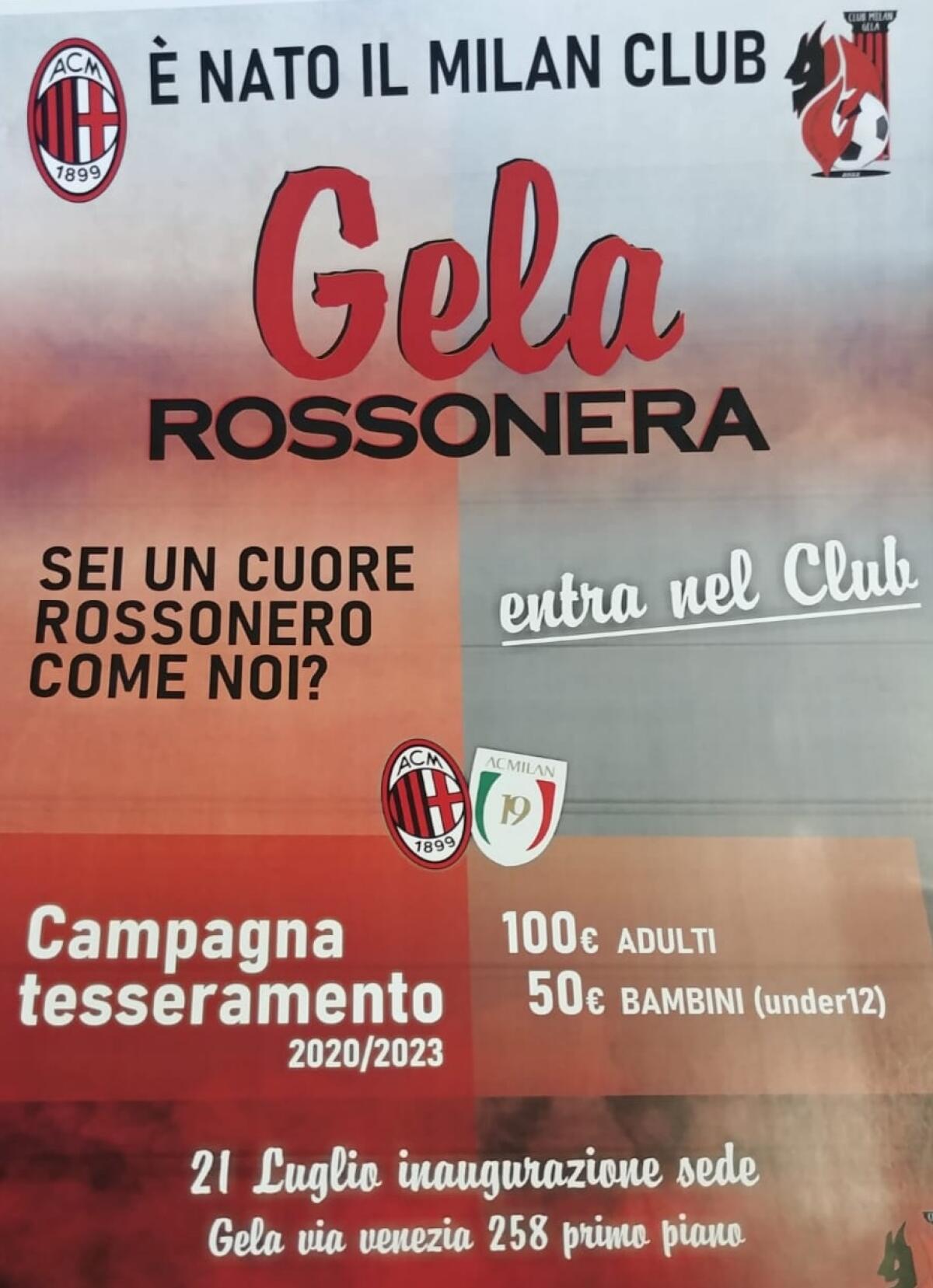 Gela, nasce il Milan Club -