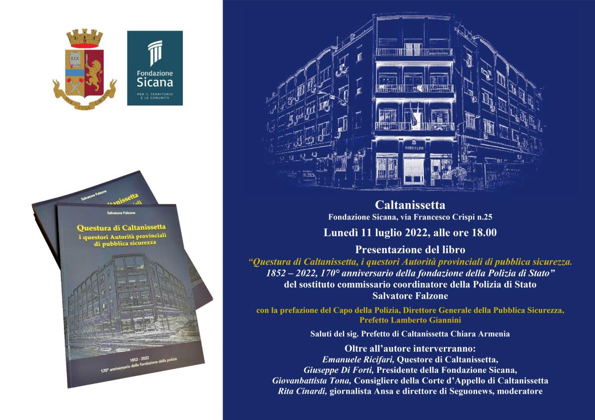 Un libro sulla Questura di Caltanissetta - 