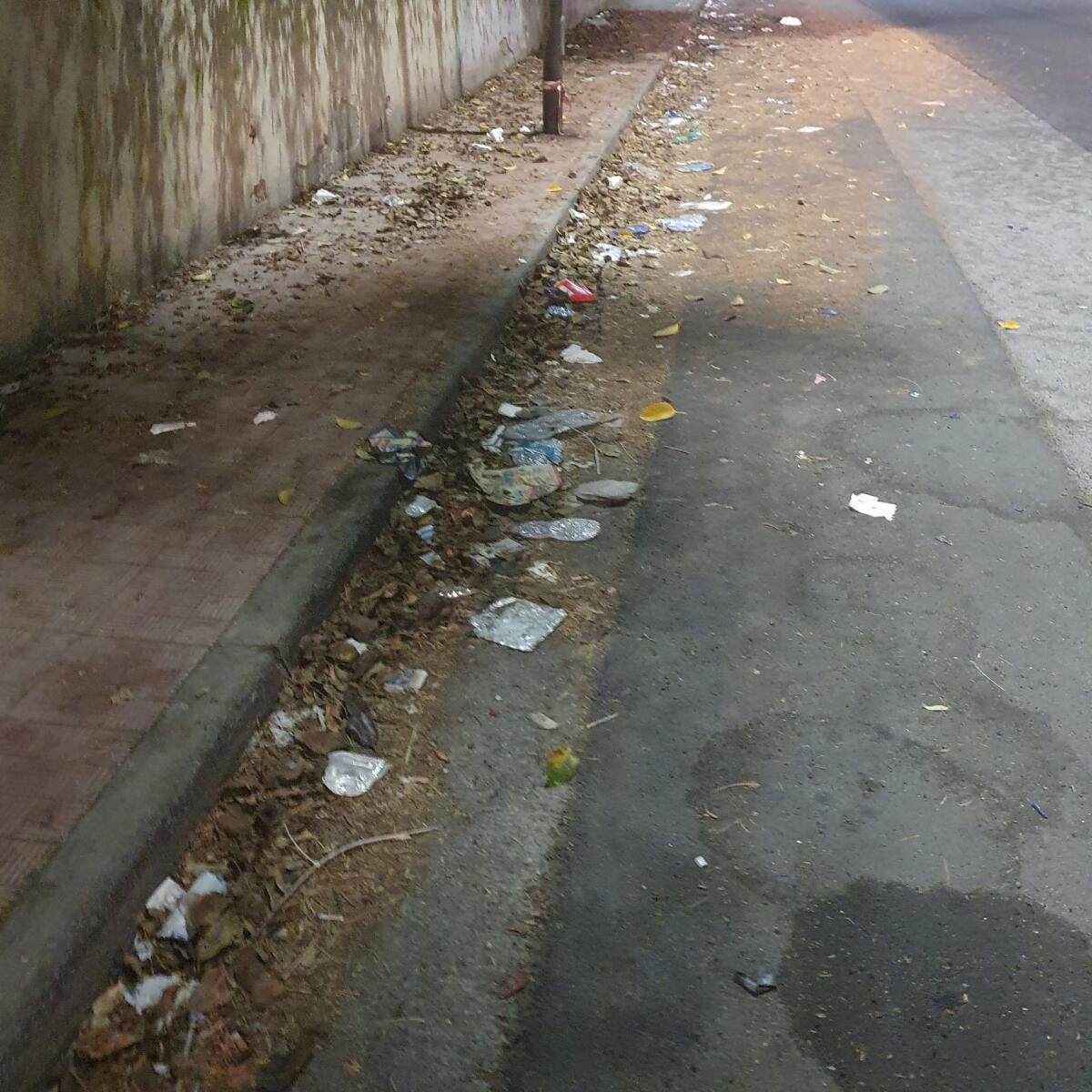 Igiene zero in via Morselli a Caposoprano -
