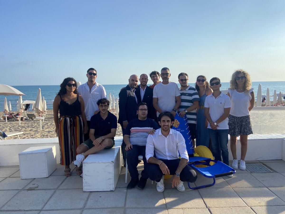 Una sedia a mare job per i disabili -