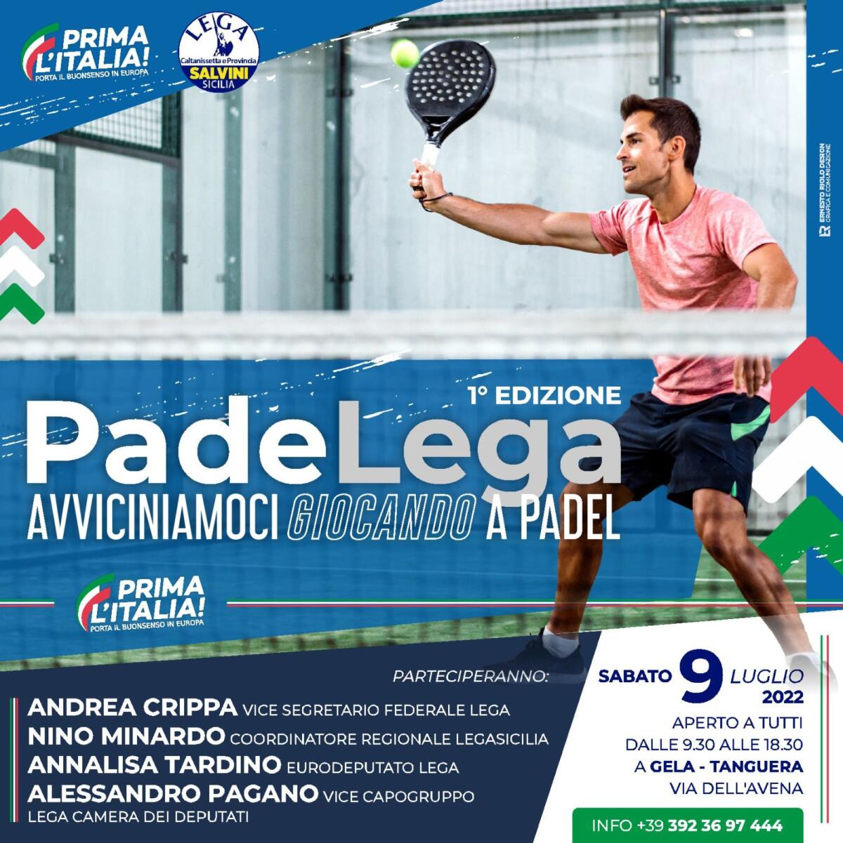 Domani il torneo Padelega - 