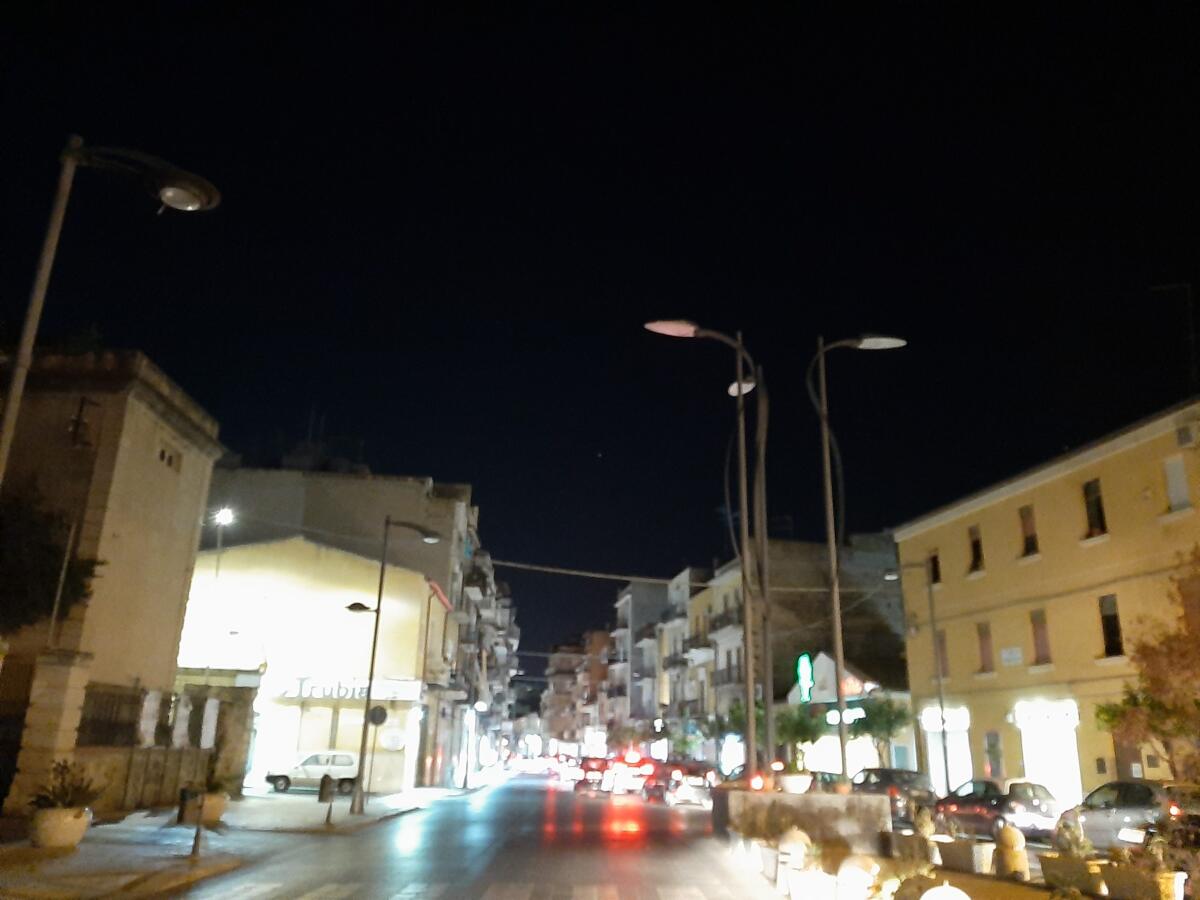 Corso Aldisio di nuovo al buio - 
