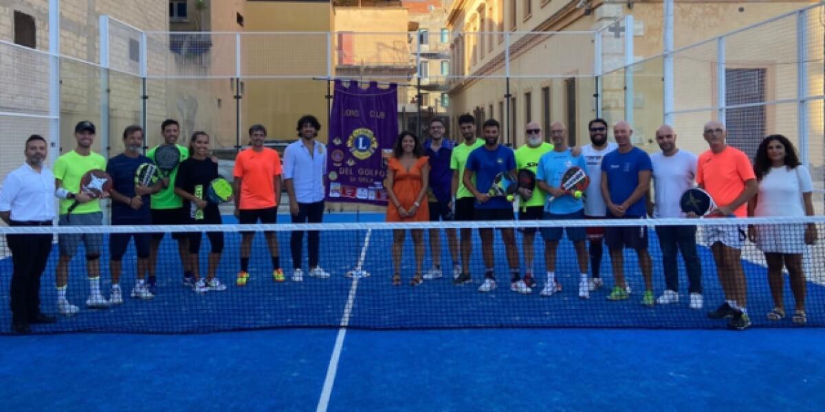 Sport e solidarietà al torneo di padel promosso dal Lions club del golfo di Gela - 