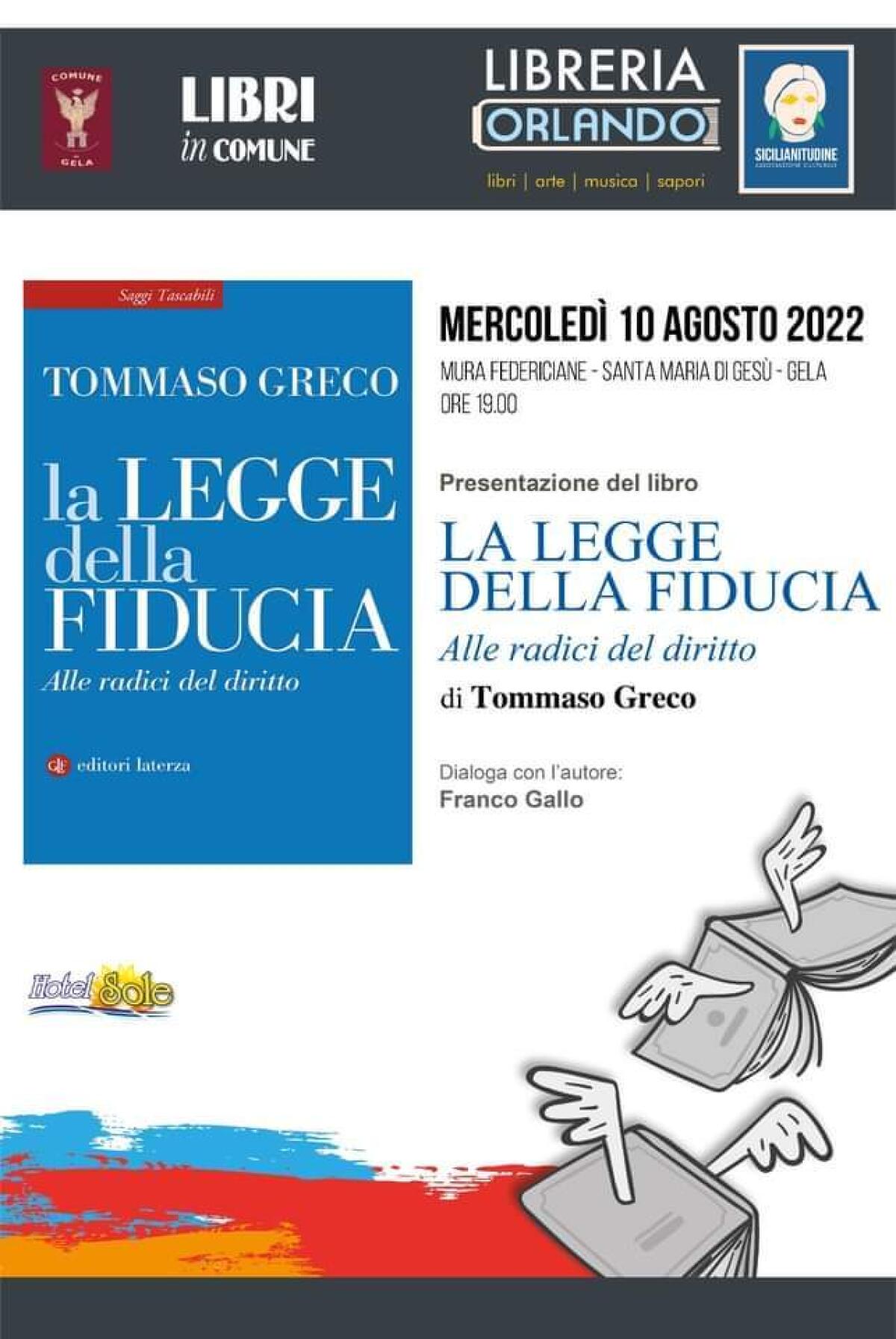 ‘La legge della fiducia’, alle Mura Federiciane - 