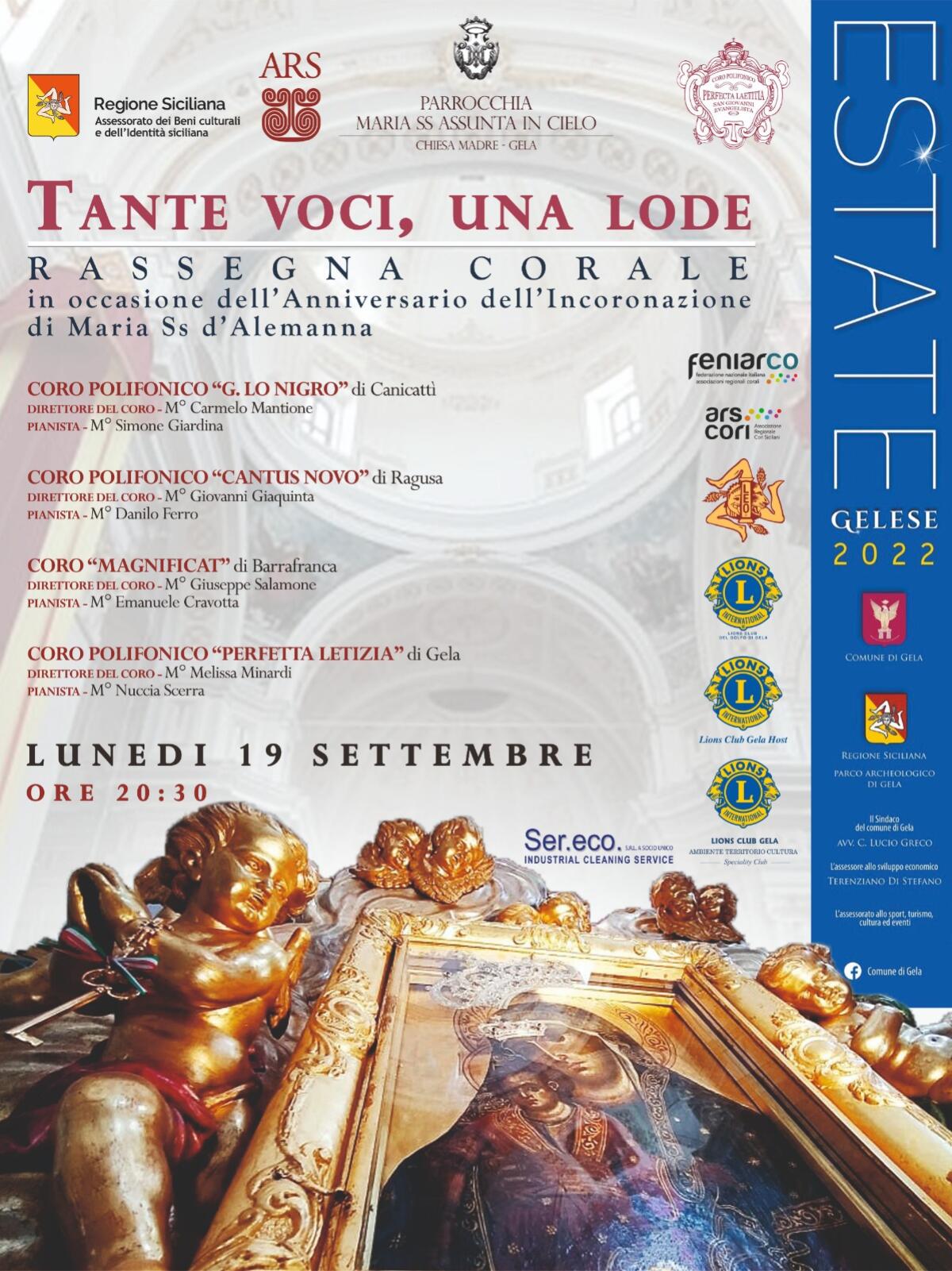 ‘Tante voci ed una lode’: i cori siciliani a Gela - 