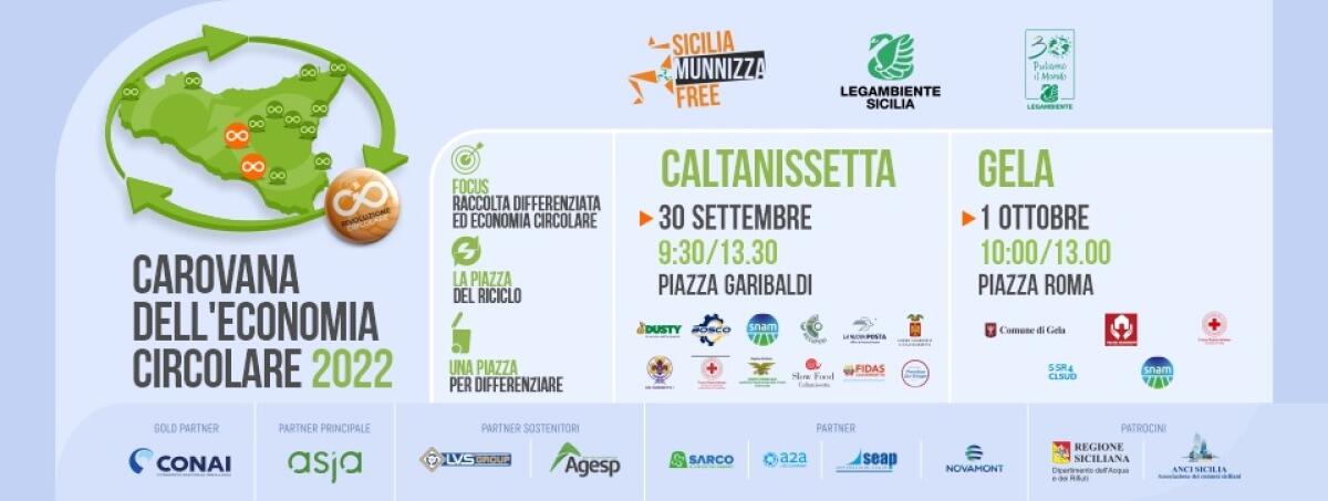 La Carovana dell’ Economia circolare fa tappa a Gela -
