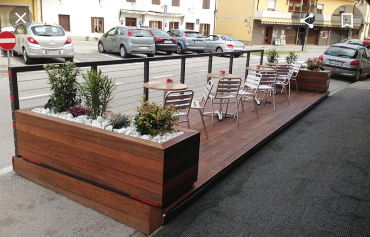 Da domani niente più pedane esterne per bar e ristoranti - 