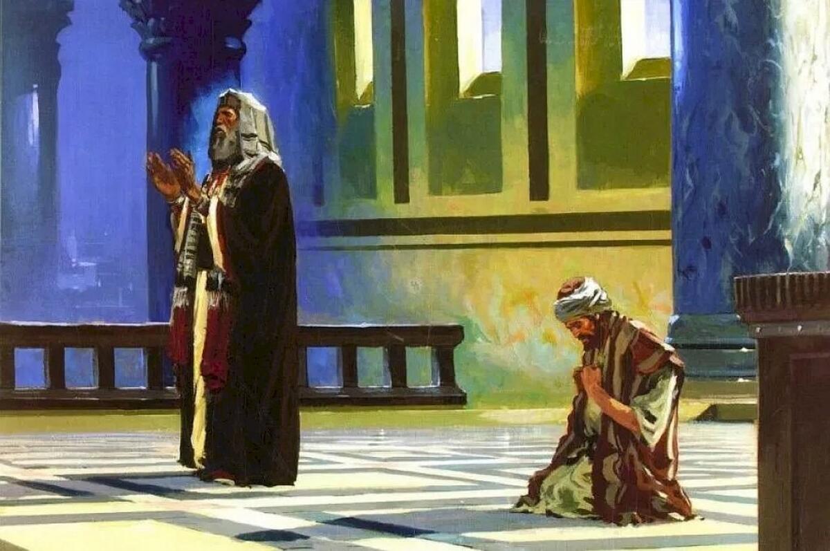 “Dio, ti ringrazio perché non sono come gli altri uomini, ladri, ingiusti, adùlteri, e neppure come questo pubblicano…” -