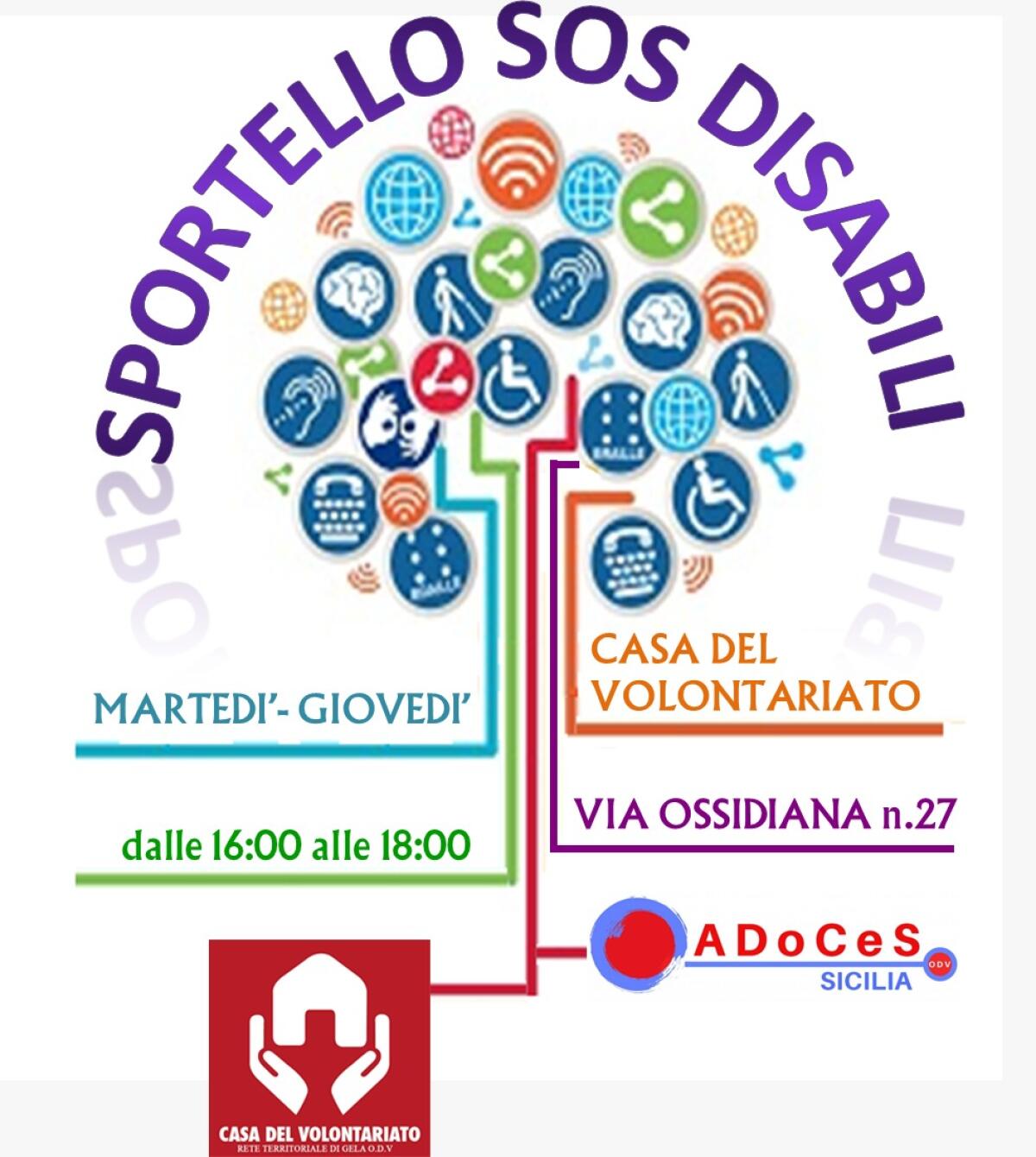 Un aiuto per le persone con handicap: nasce lo sportello disabili -