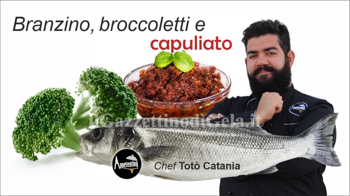Lo chef Totò Catania propone: Branzino e broccoletti ripassati -
