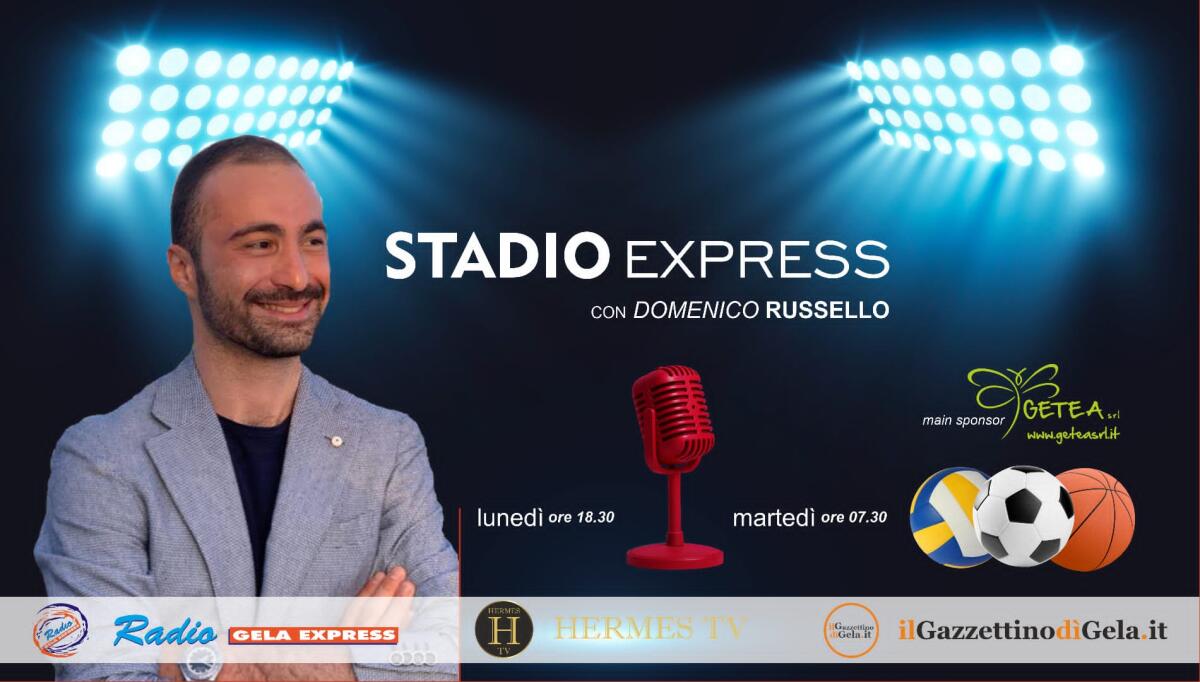 “Stadio Express”, oggi la prima puntata dalle 18.30. Ospite Salvatore Spinello, presidente Asi Caltanissetta  - 