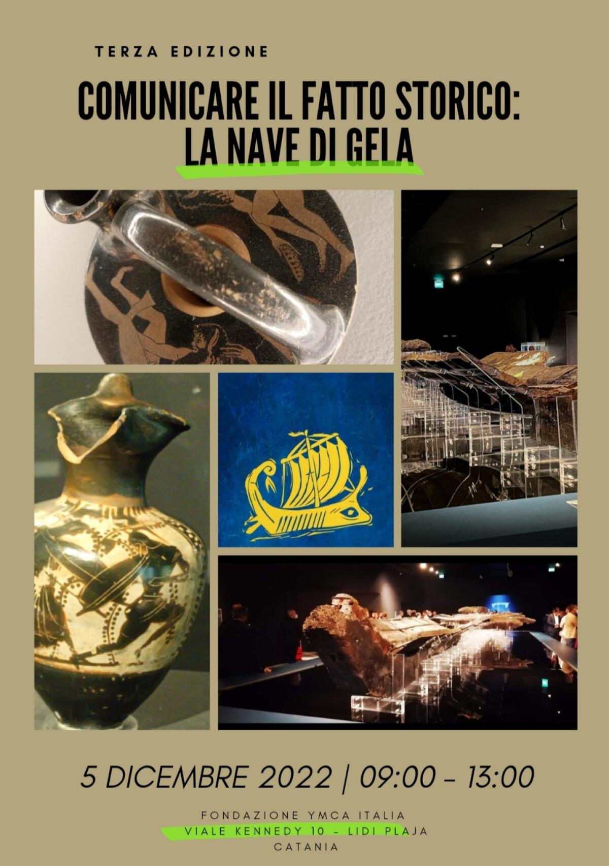 Il messaggio sulla Nave di Gela sbarca a Catania -