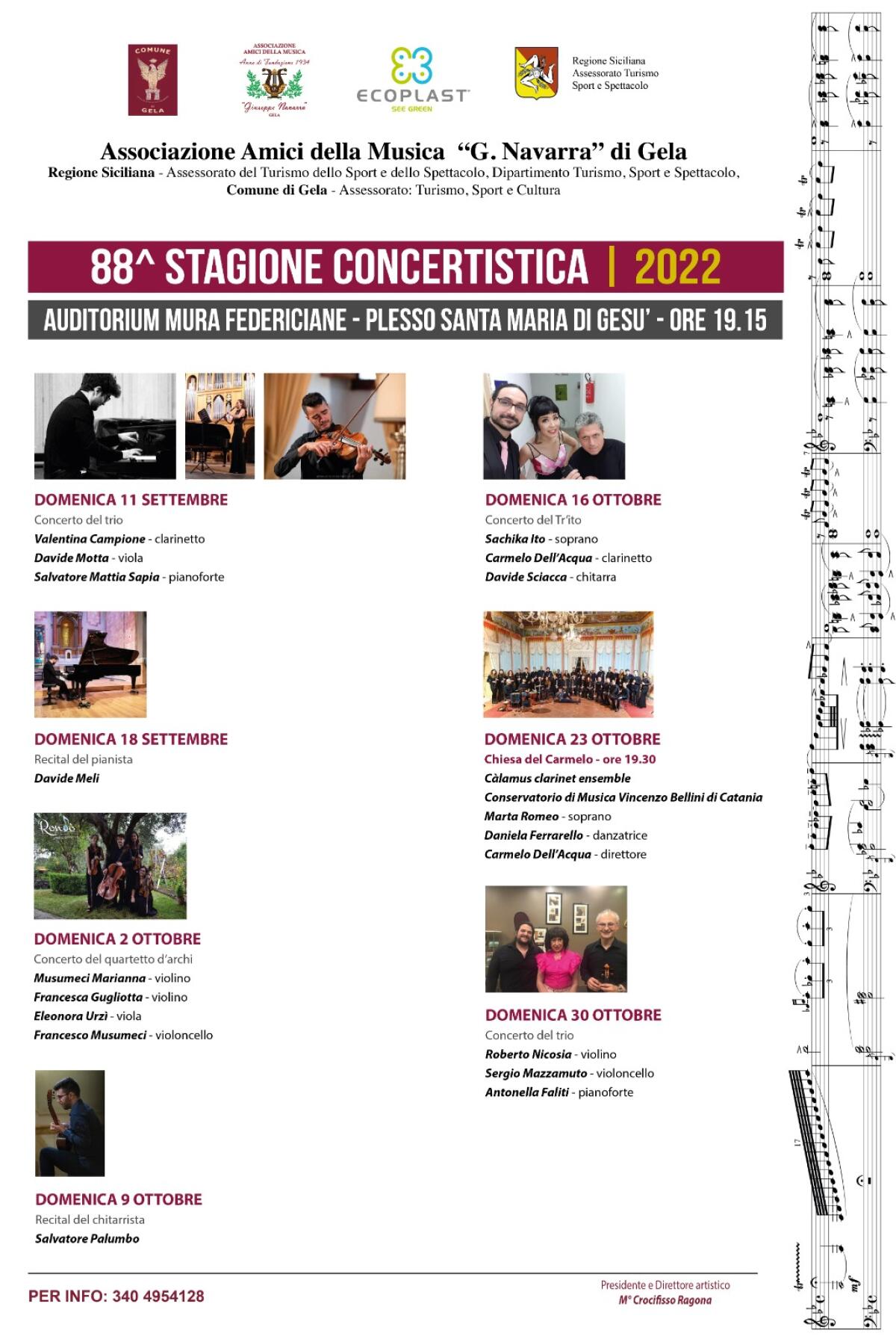 Gli appuntamenti con la musica -