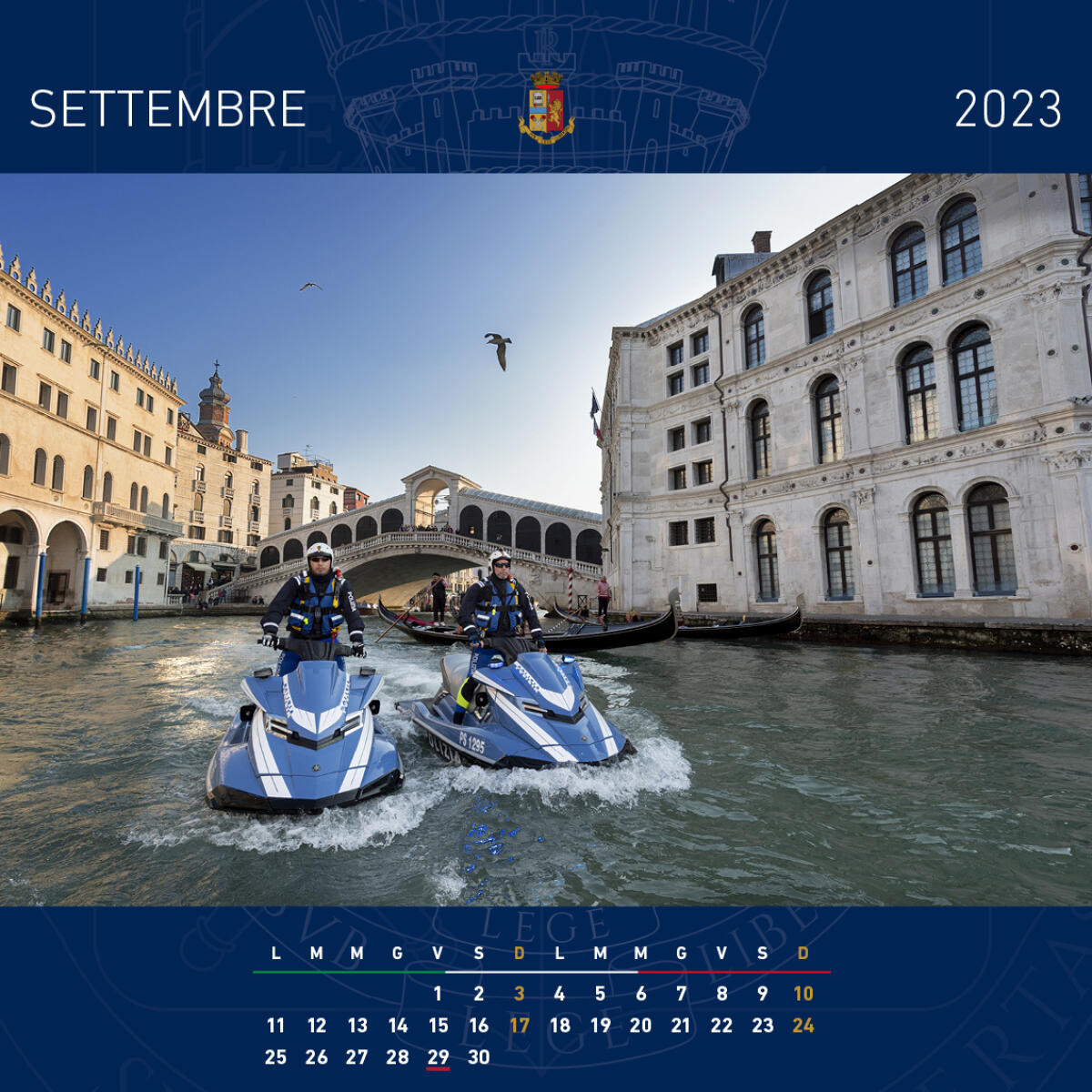 Ecco il calendario 2023 della Polizia - 