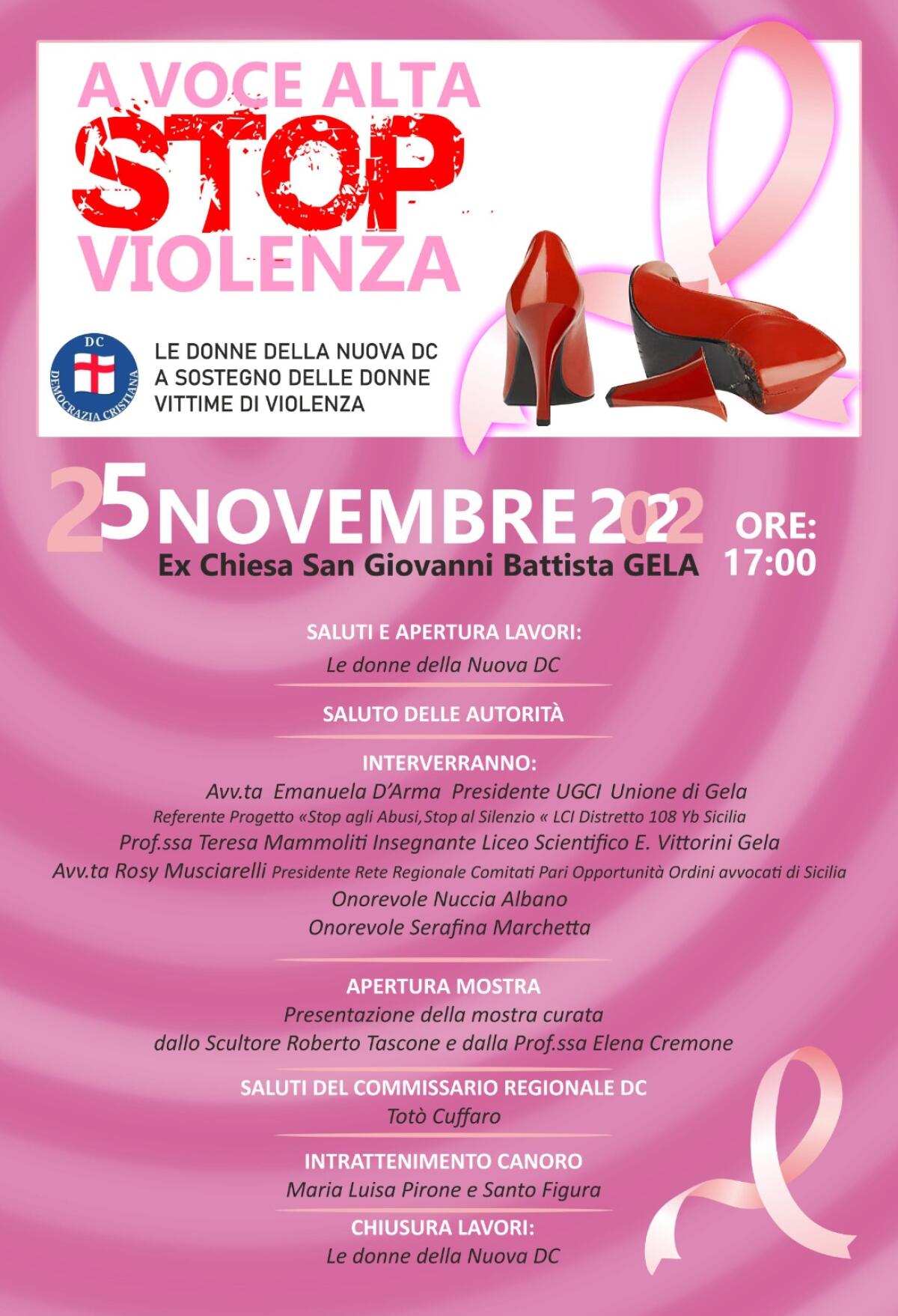 Il 25 novembre per le donne della Nuova DC - 