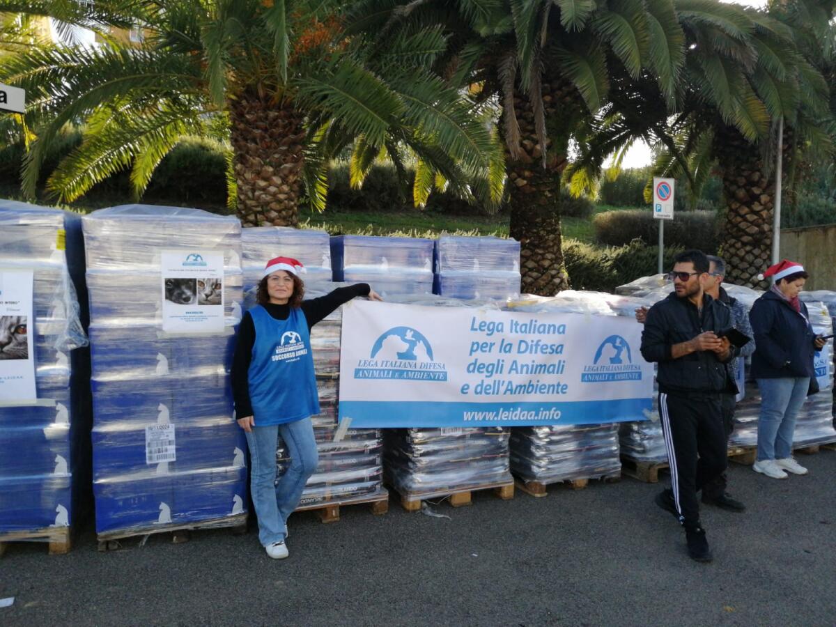 Donate 11 tonnellate di alimenti destinati ai cani e ai gatti bisognosi - 