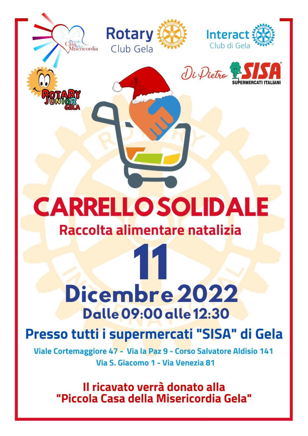 Raccolta solidale del Rotary -
