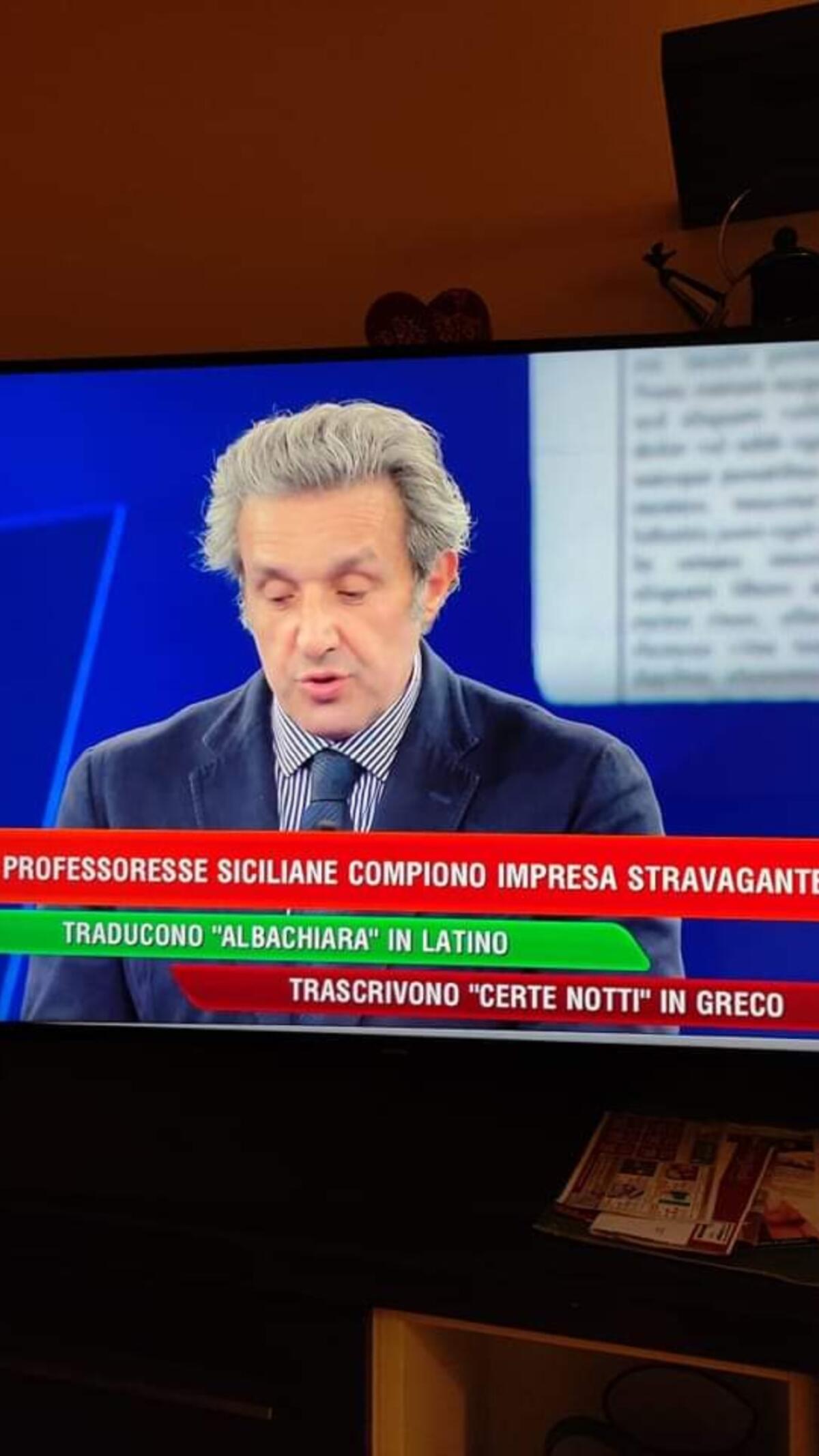 Il Liceo Classico Eschilo a Rai 1 - 