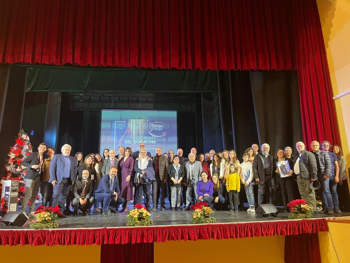 Teatro Eschilo, grande festa per la 42° Giornata del Donatore promossa da Fidas Gela - 