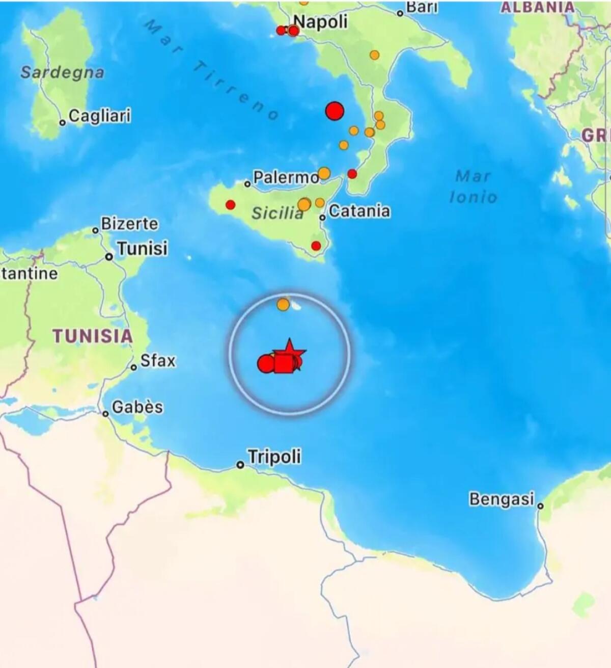 Terremoto a Malta, la scossa avvertita anche a Gela -