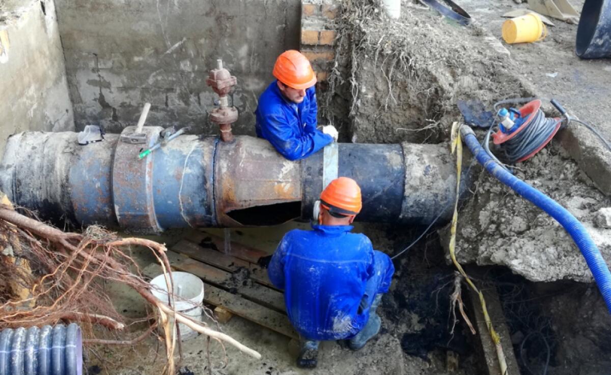 Lavori nella rete idrica - 