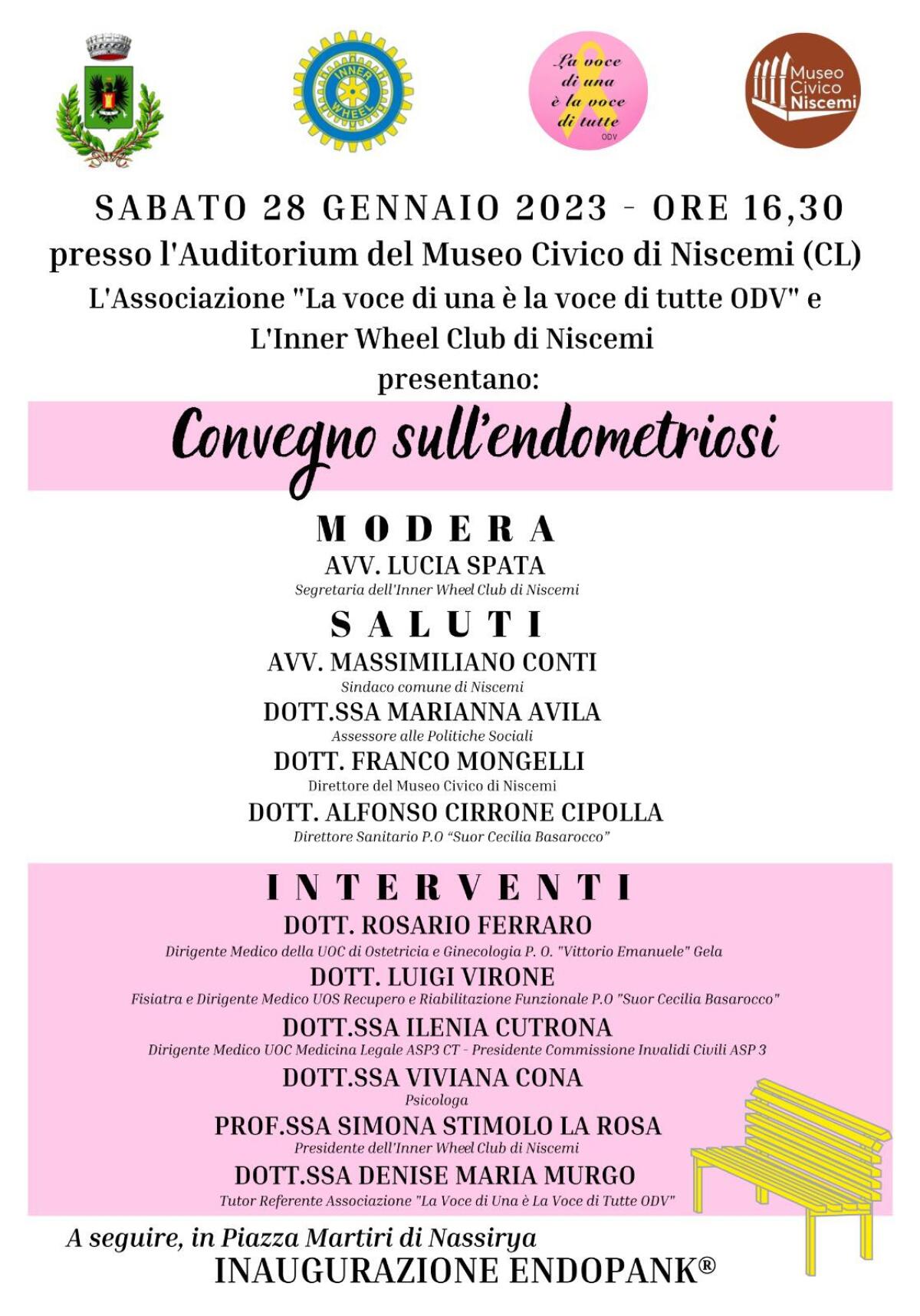 Convegno sull’endometriosi a Niscemi -