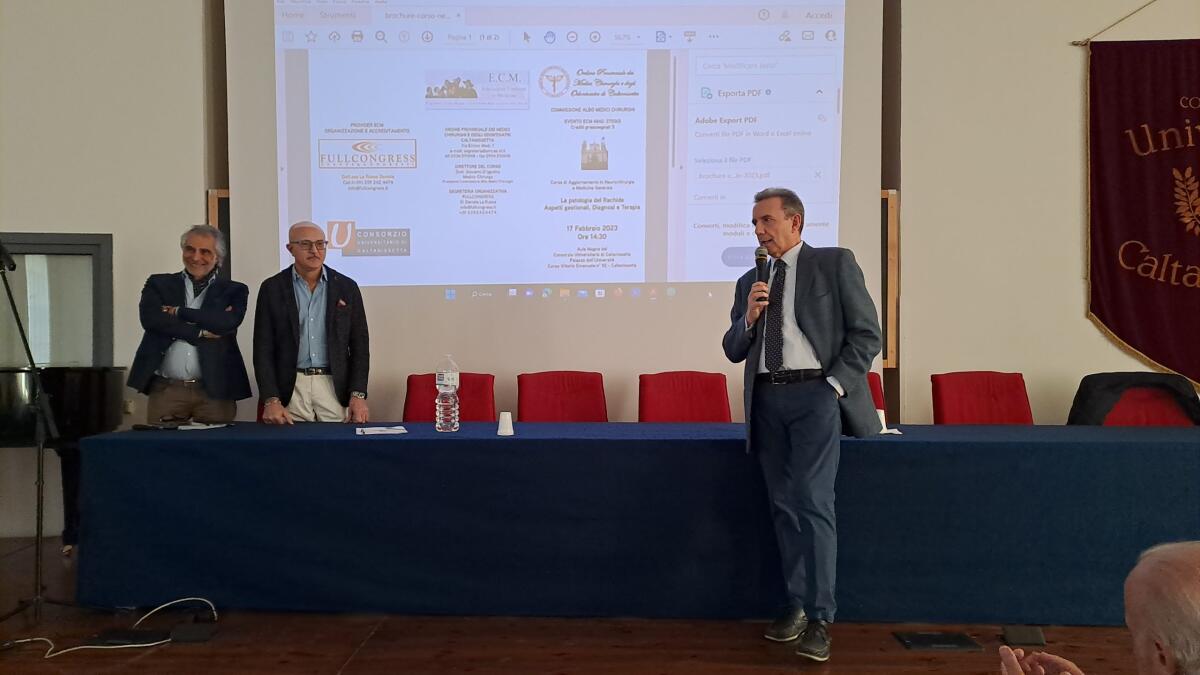 Mal di schiena, ernia del disco al corso di aggiornamento in medicina - 
