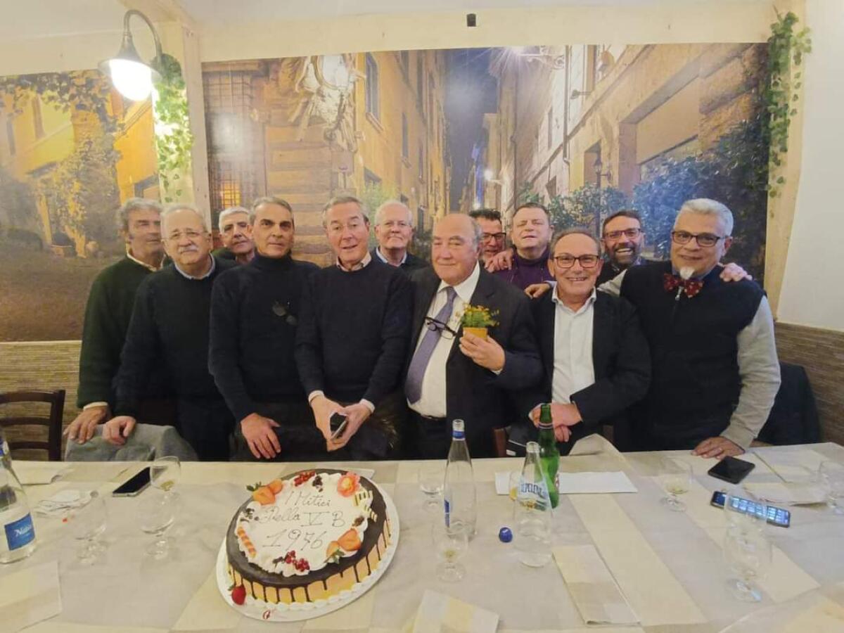 Rimpatriata della VB Geometri diplomati nel 1976 - 