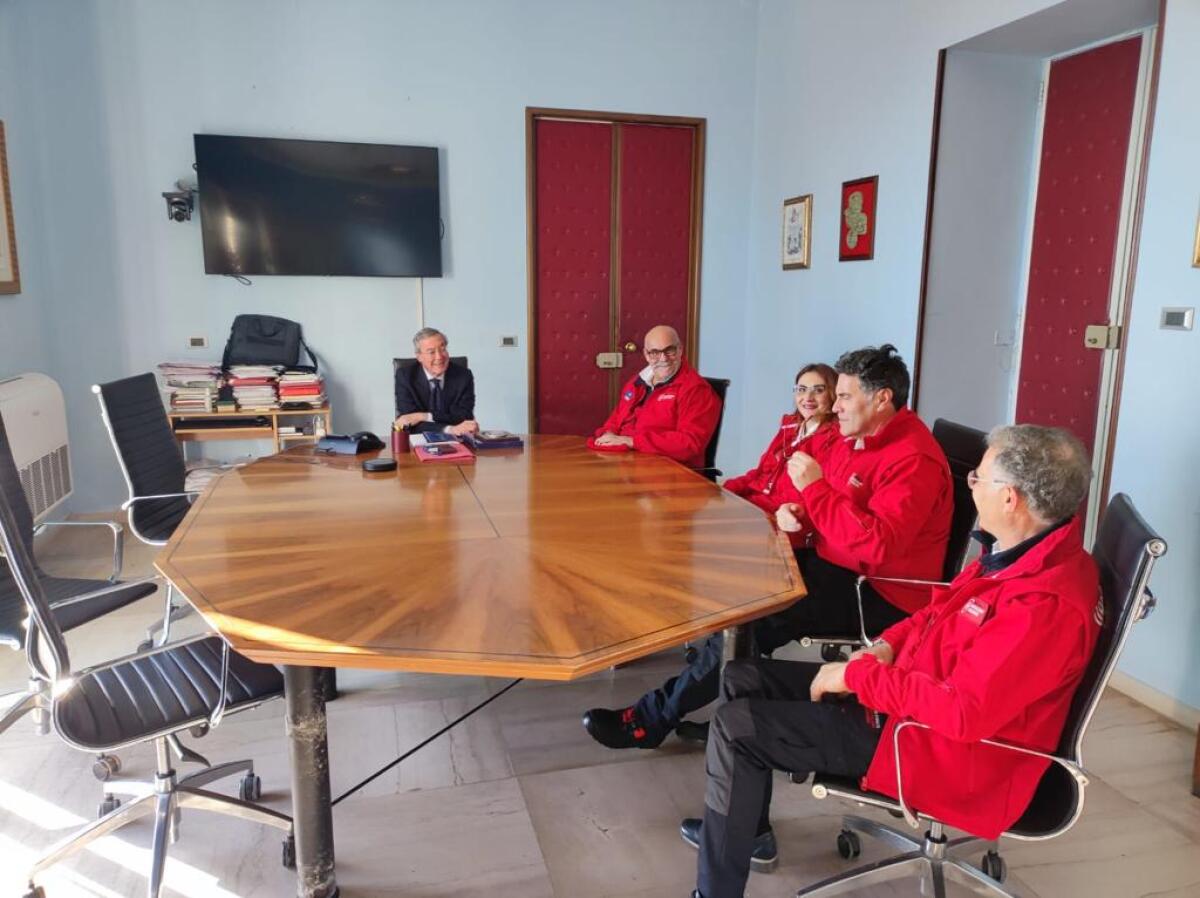 Il Corpo di Soccorso dell’Ordine di Malta incontra il sindaco -
