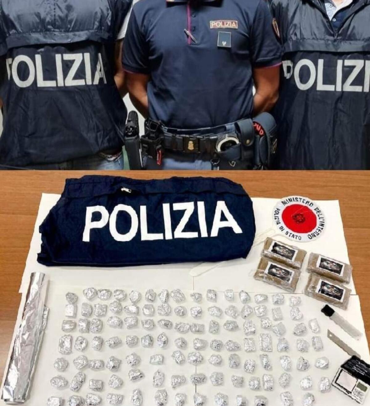Un chilo di hashish a casa, arrestato ventenne gelese - 