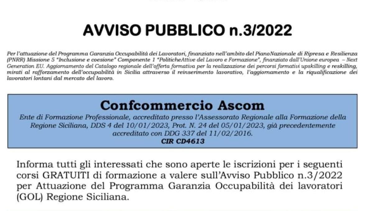 Le nuove opportunità dell’Ascom Confcommercio - 