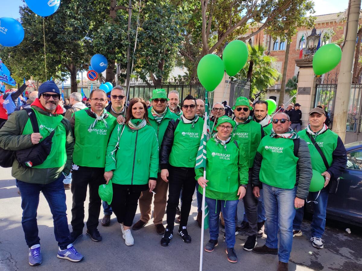 Manifestazione di rivendicazione degli operatori di vigilanza - 
