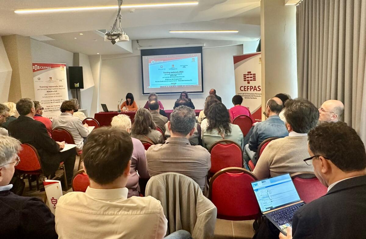 Per la prima volta in Sicilia il training nazionale per ispettori regionali Reach e Clp - 