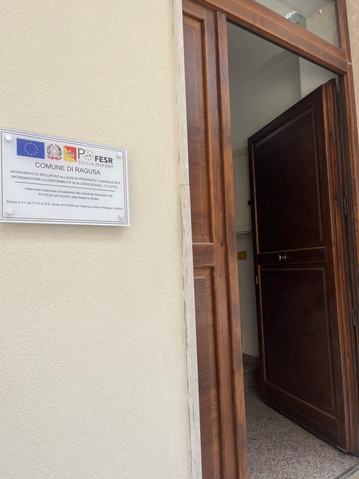 La casa confiscata servira&#8217; per sette famiglie - 