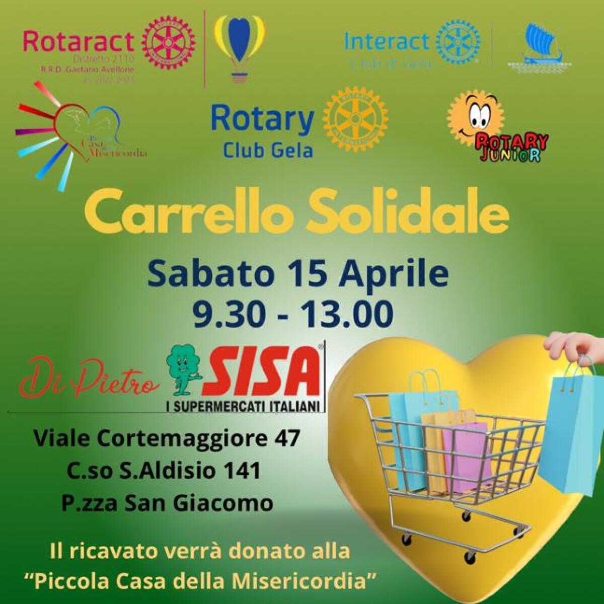 La spesa solidale della famiglia rotariana - 