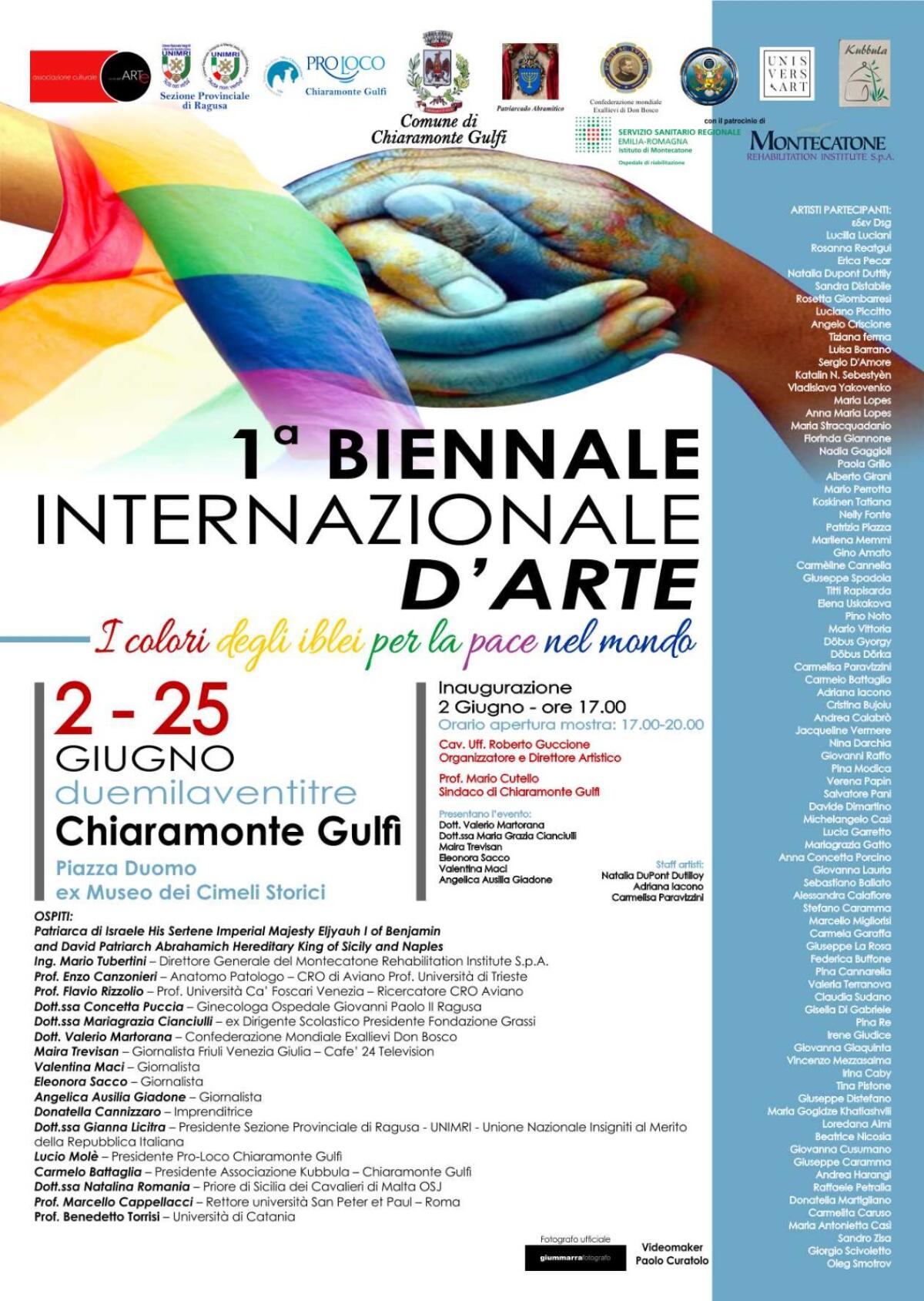 &#8220;I colori degli iblei per un mondo di pace” - 
