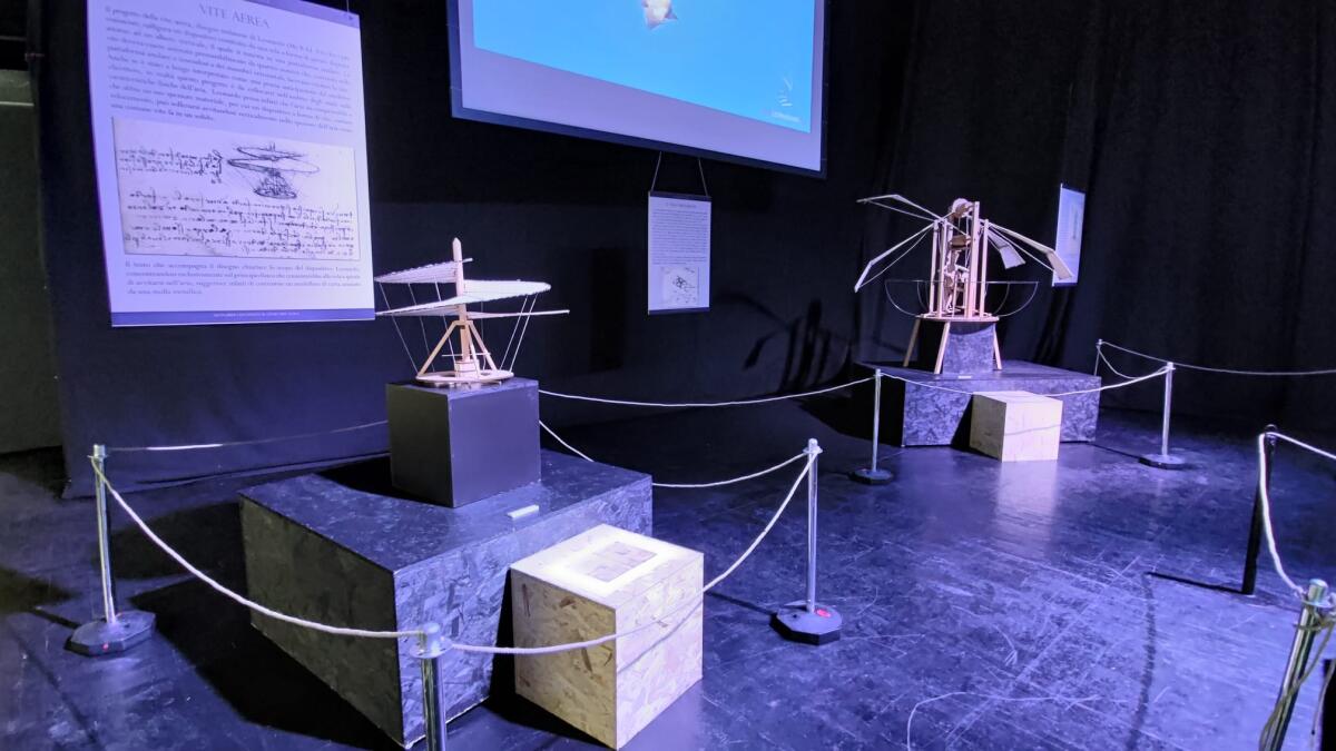 Al Teatro Eschilo la Mostra su Leonardo - 