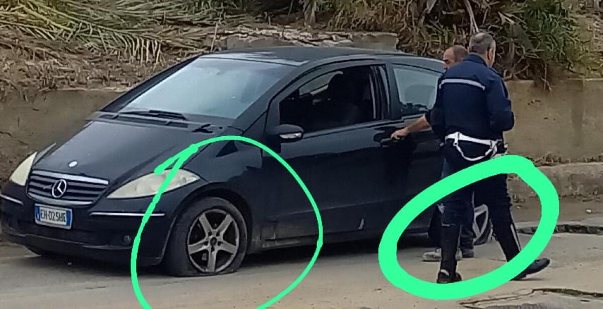 Dopo i liquami, le due ruote ko di una Mercedes -