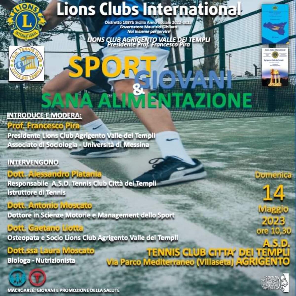 Incontro su sport, giovani e sana alimentazione - 