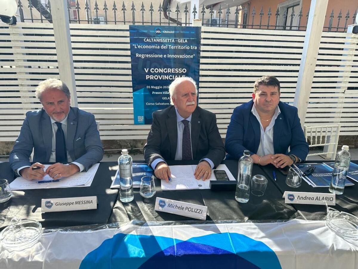 Alario riconfermato segretario dei chimici Ugl ripropone il progetto dell’hub energetico - 