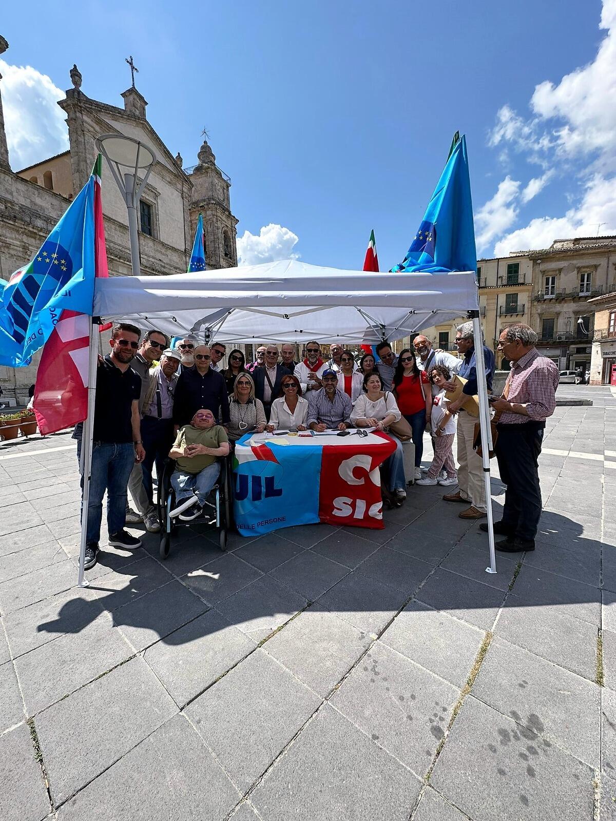Cgil e Uil, raccolta firme a Caltanissetta contro l’autonomia differenziata -
