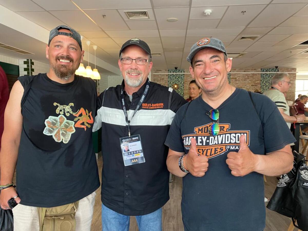 Due gelesi a Budapest alla festa della Harley-Davidson - 