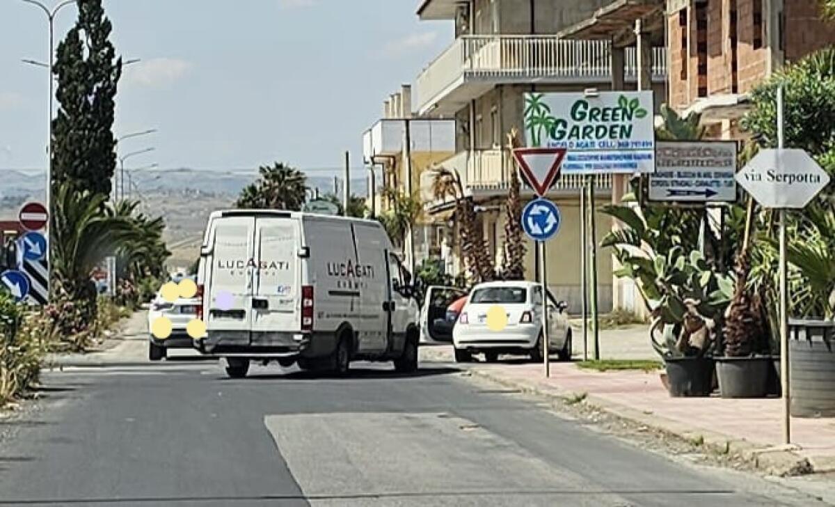 Incidente stradale in via Butera - 