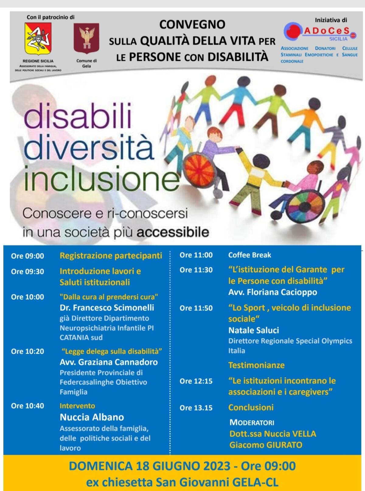 Adoces Sicilia organizza un convegno sulla disabilita’ - 