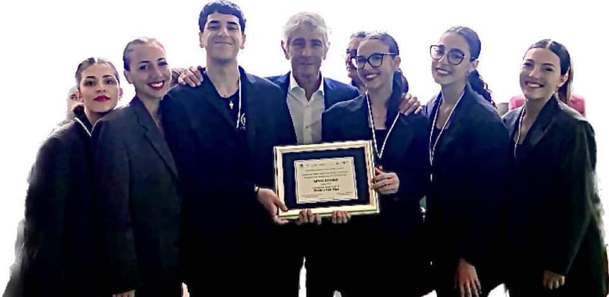 Ballerini dell’Eschilo premiati dal ministro Abodi alla Giornata dello sport scolastico siciliano - 