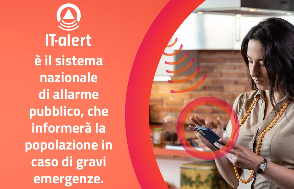 “IT-alert”, test il 5 luglio del sistema di allarme pubblico - 