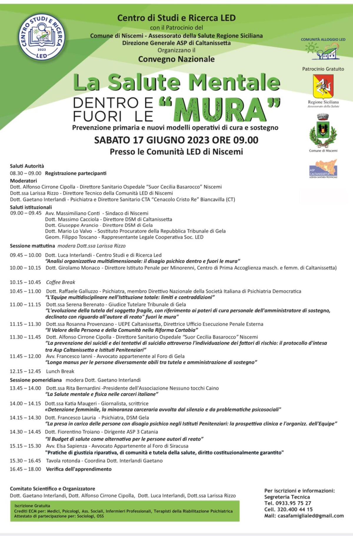 La Salute Mentale dentro e fuori le mura - 