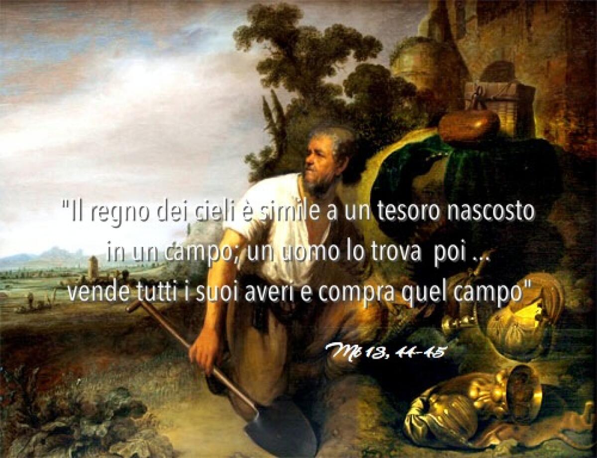 Il regno dei cieli è simile anche a un mercante che va in cerca di perle preziose - 