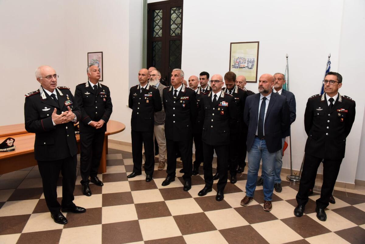 Visita del Comandante regionale dei Carabinieri -